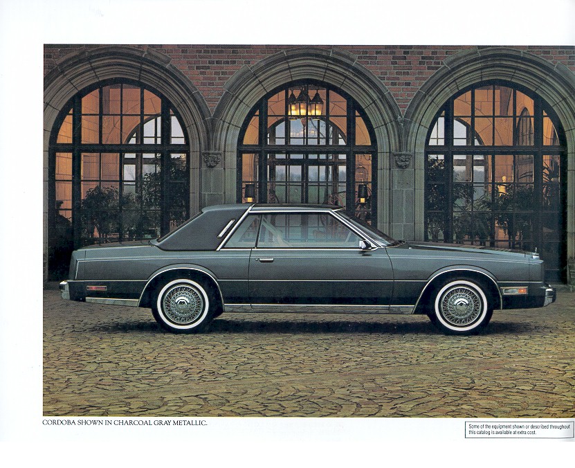 1982 Chrysler Cordoba Brochure Page 1